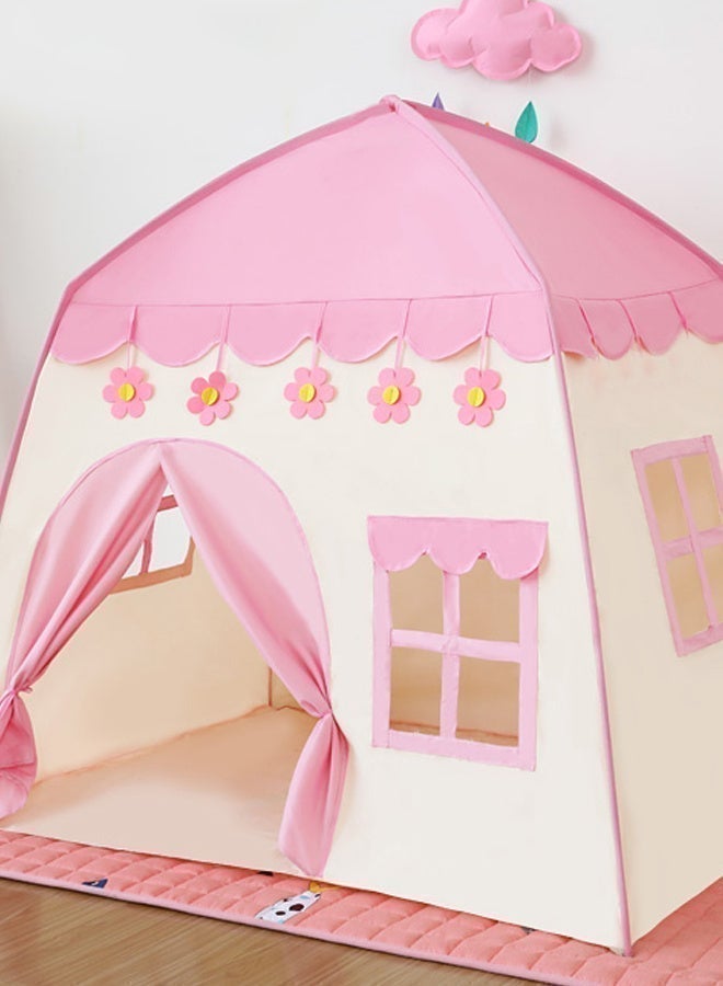 LABNNA Kids Fun Playhouse Portable Durable Pop up Tent with Windows for Indoor and Outdoor, Easy to Set Up and Fold, Plenty of Room to Play, Suitable for Family Vacation on Beach, Garden and Camping, 130*100*130cm - Image 2